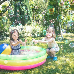 TOLOCO Bubble Machine,Automatic Bubble Blower Portable Bubble Maker for Kids
