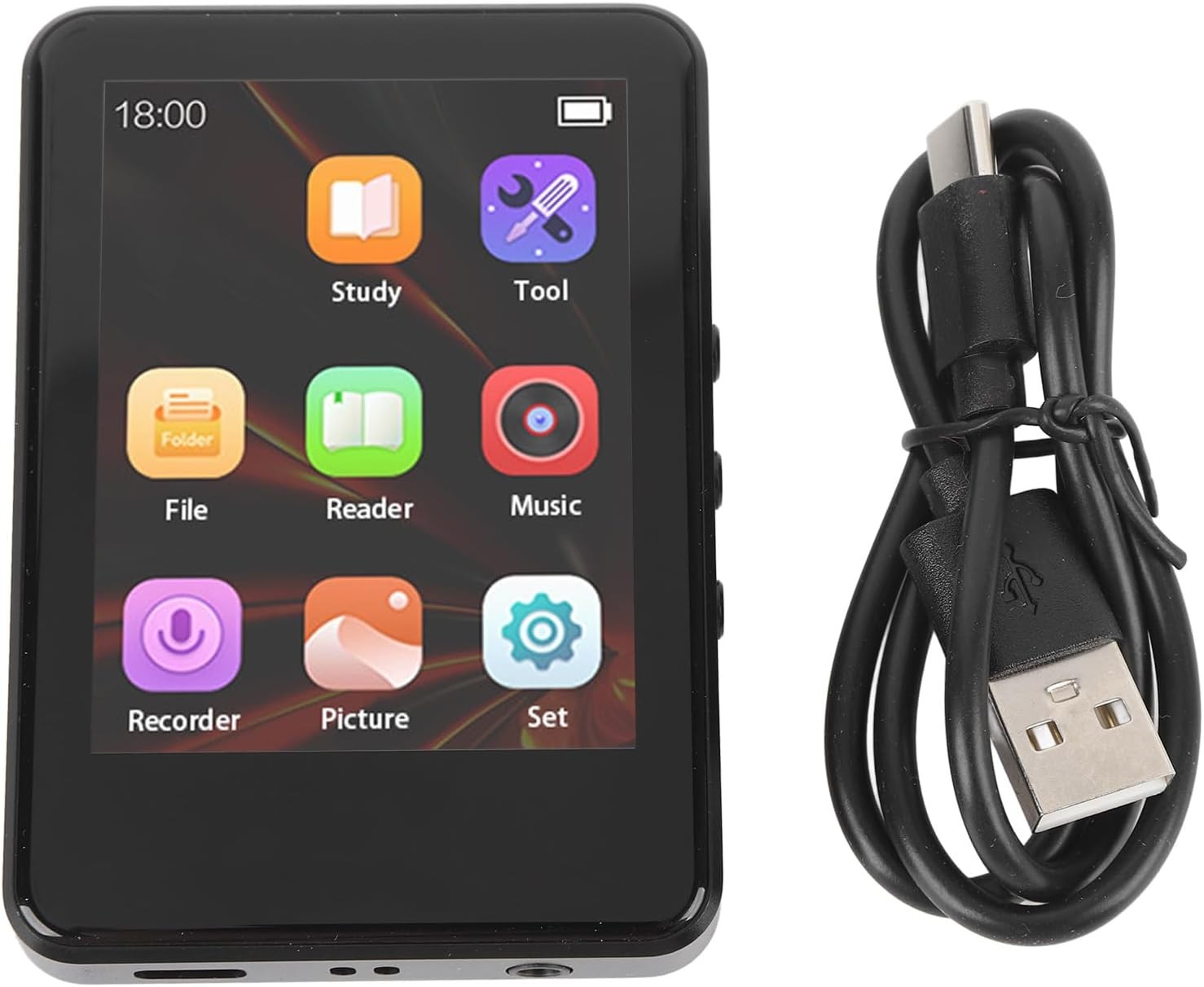 32GB MP3 Player with Bluetooth5.3, 2.8-Inch HD Full Touch Screen