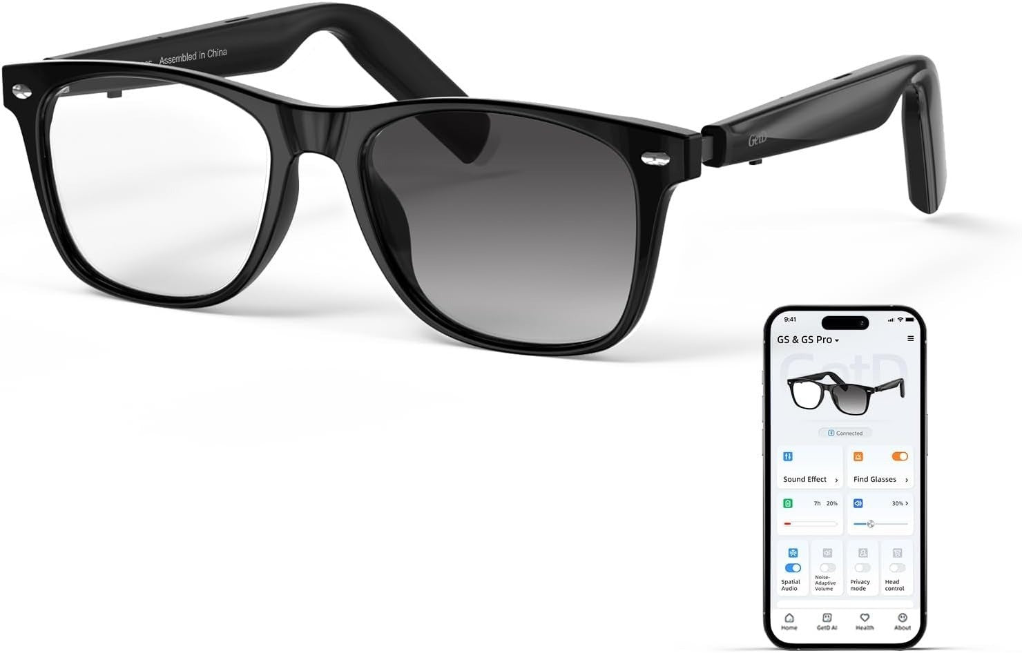 2026 AI Glasses for Men & Women, Smart Glasses Powered by ChatGPT, AI Real-time