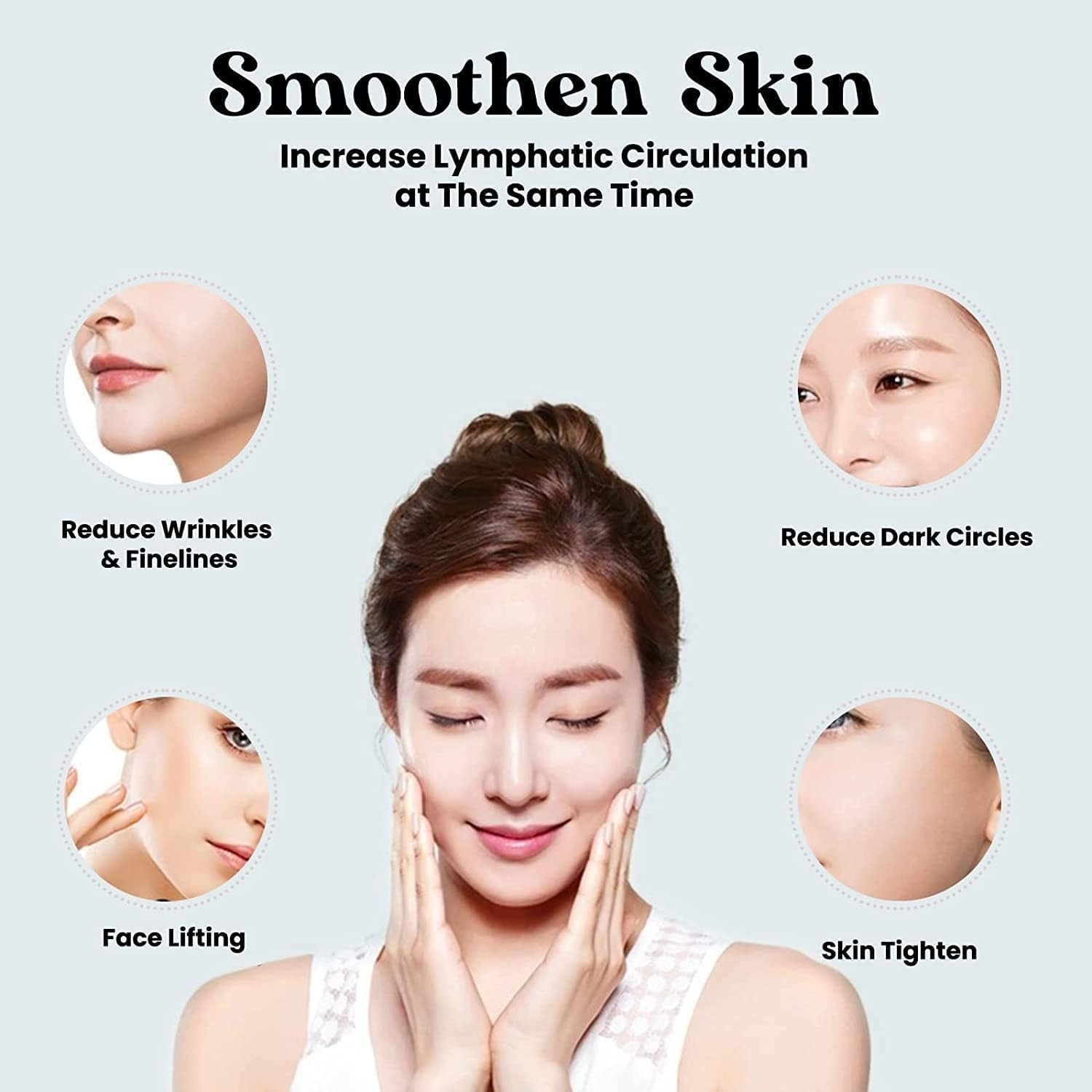 Jade Roller and Gua Sha Set for Beautiful Skin Detox - Facial Body Eyes Neck