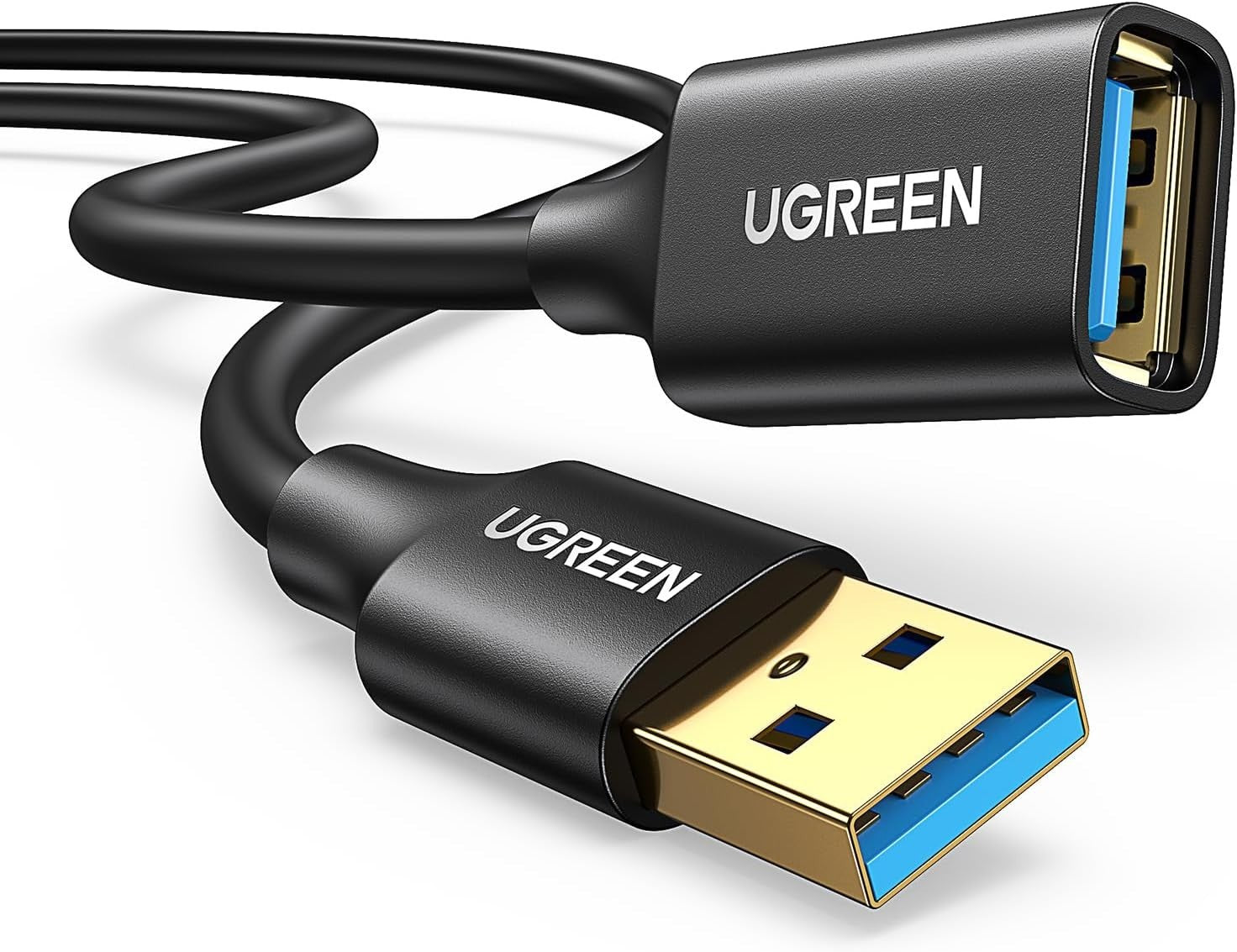 UGREEN USB Extender, USB 3.0 Male to Female Extension Cable USB Cable High Speed