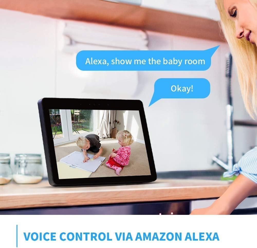 Panamalar Baby Monitor, 1080P WiFi Indoor Security Camera with 2-Way Audio