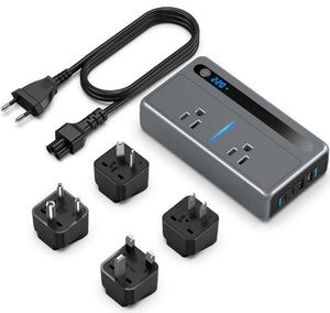 250-Watt Step Down 220V to 110V Voltage Converter, International Power Converter