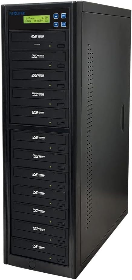 PlexCopier 24X SATA 1 to 11 CD DVD M-Disc Supported Duplicator Writer Copier