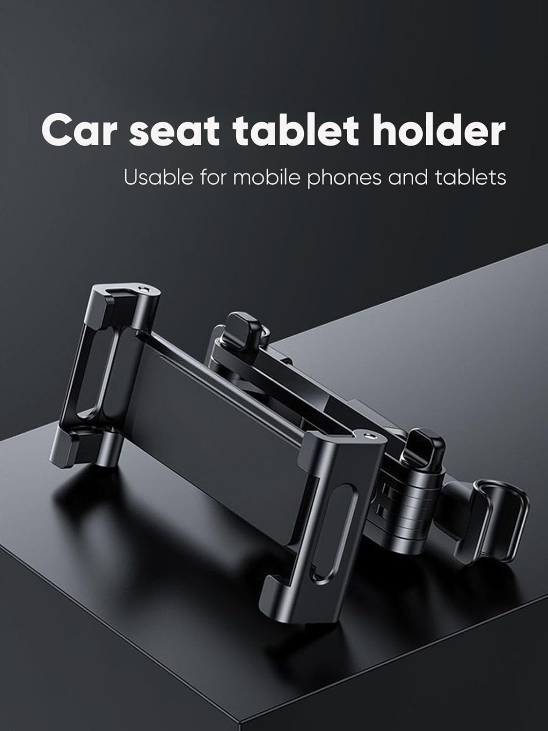 Car Tablet Holder, Headrest Tablet Mount Headrest Stand Cradle Compatible