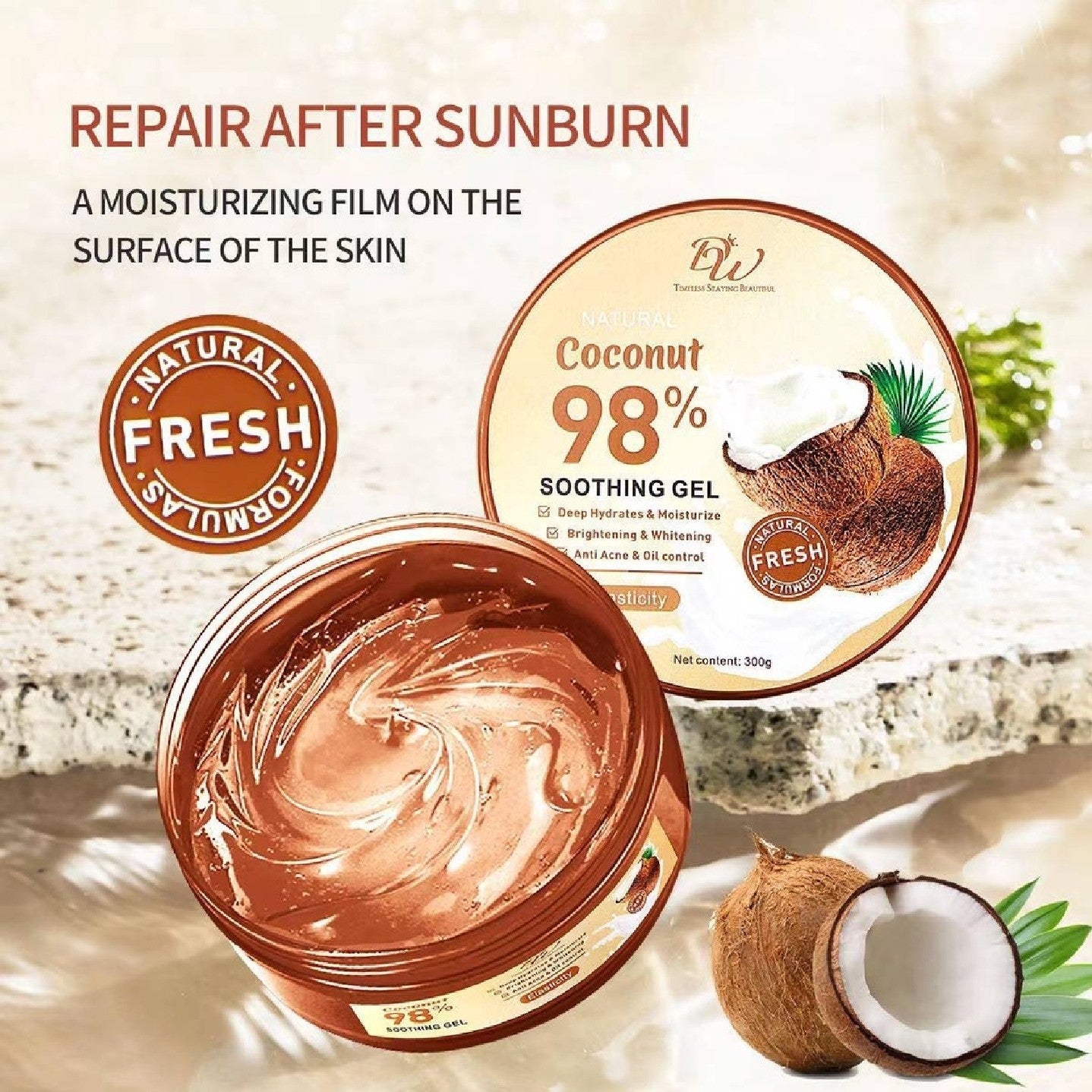 Natural Coconut 98% Soothing Gel 300ML