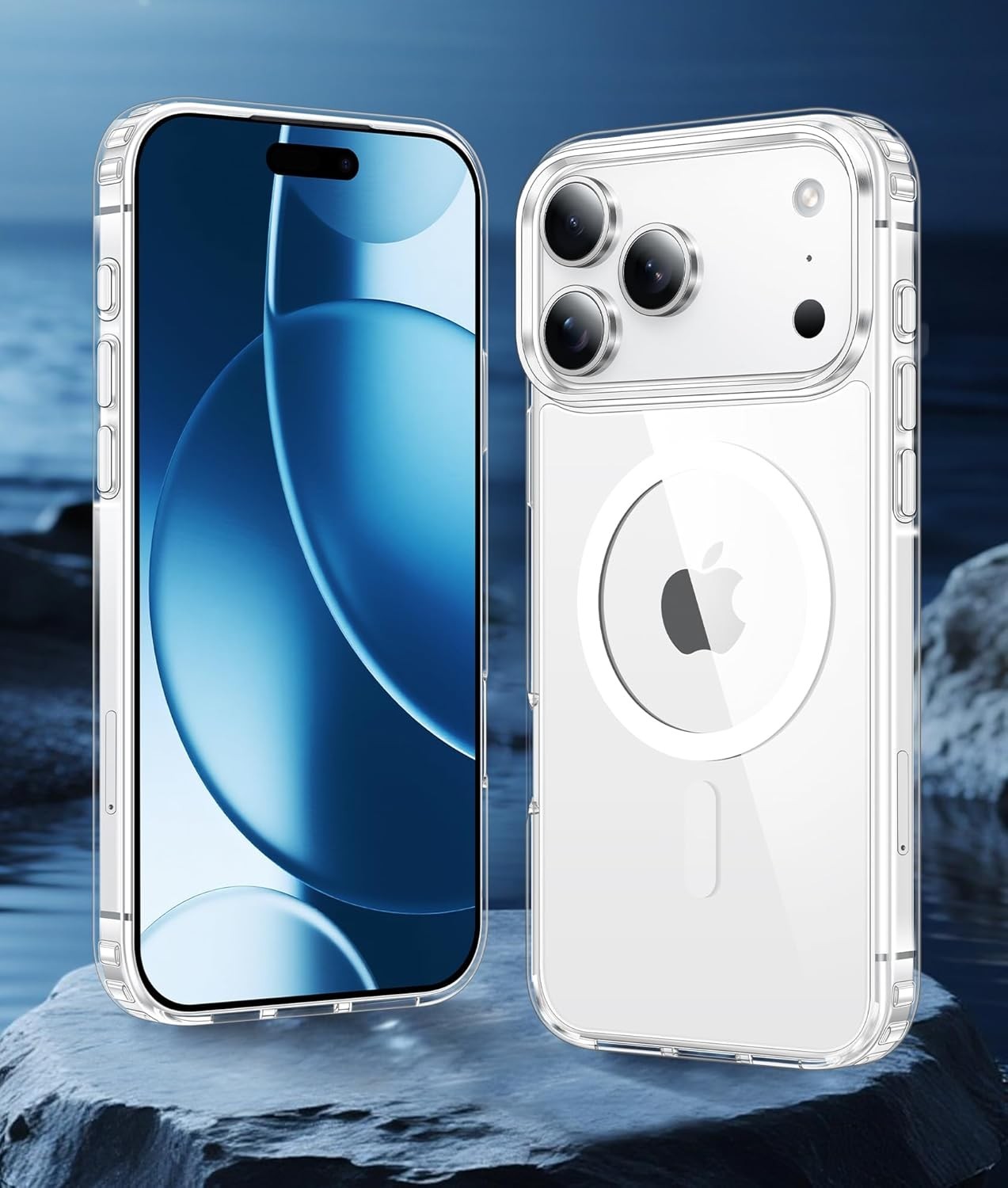 iPhone 17 Pro Max Case: Strong Magnetic Anti-Yellowing Slim Clear Phone Case NEW