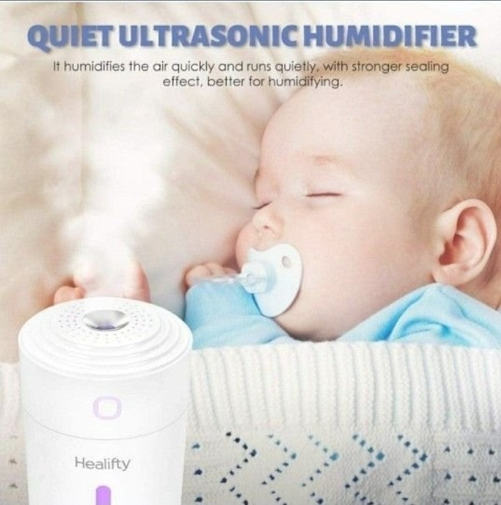 Healifty Car Humidifier - USB 280ML Mini Humidifier