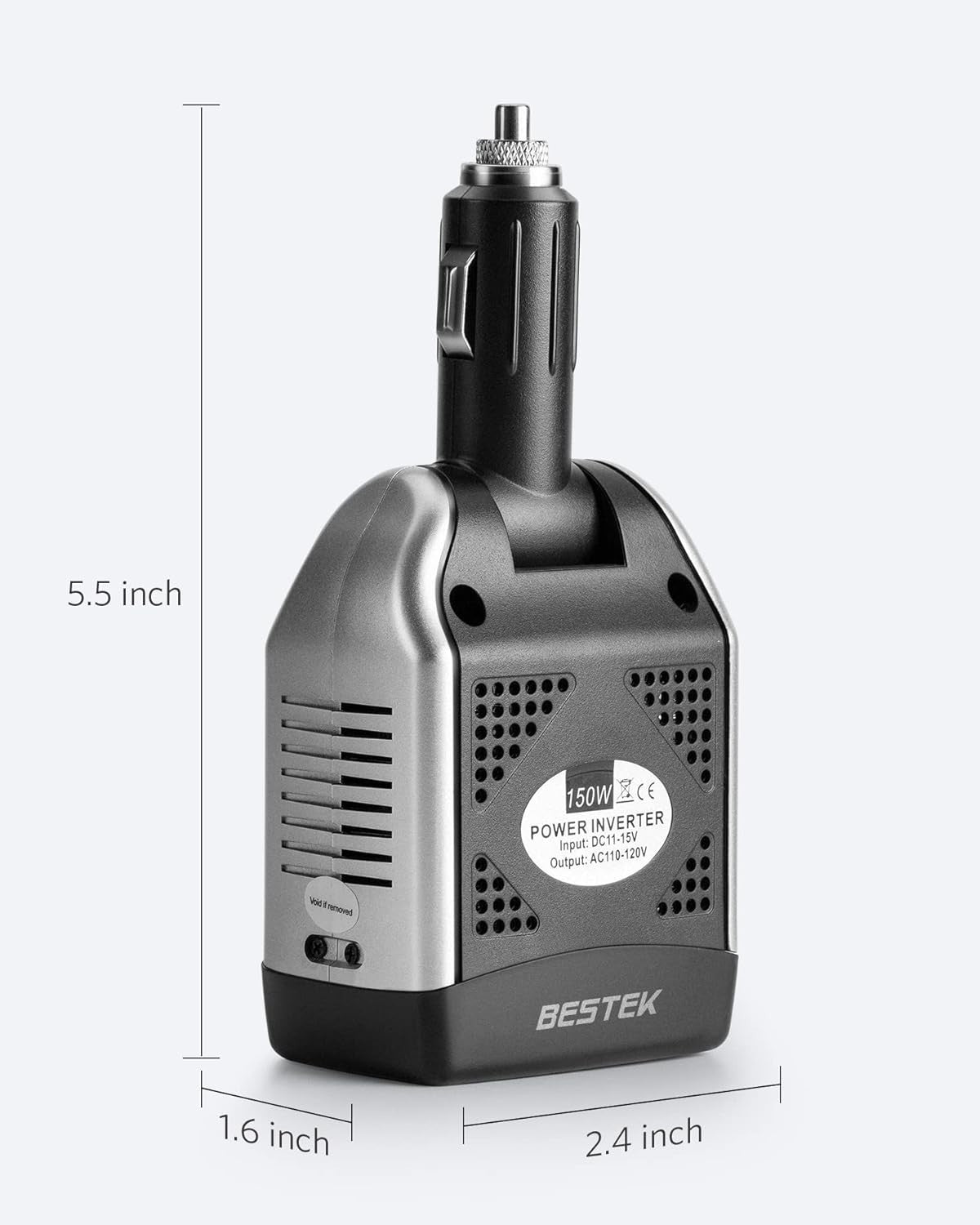 150W Power Inverter 12V to 110V Voltage Converter Car Charger Power Adapter