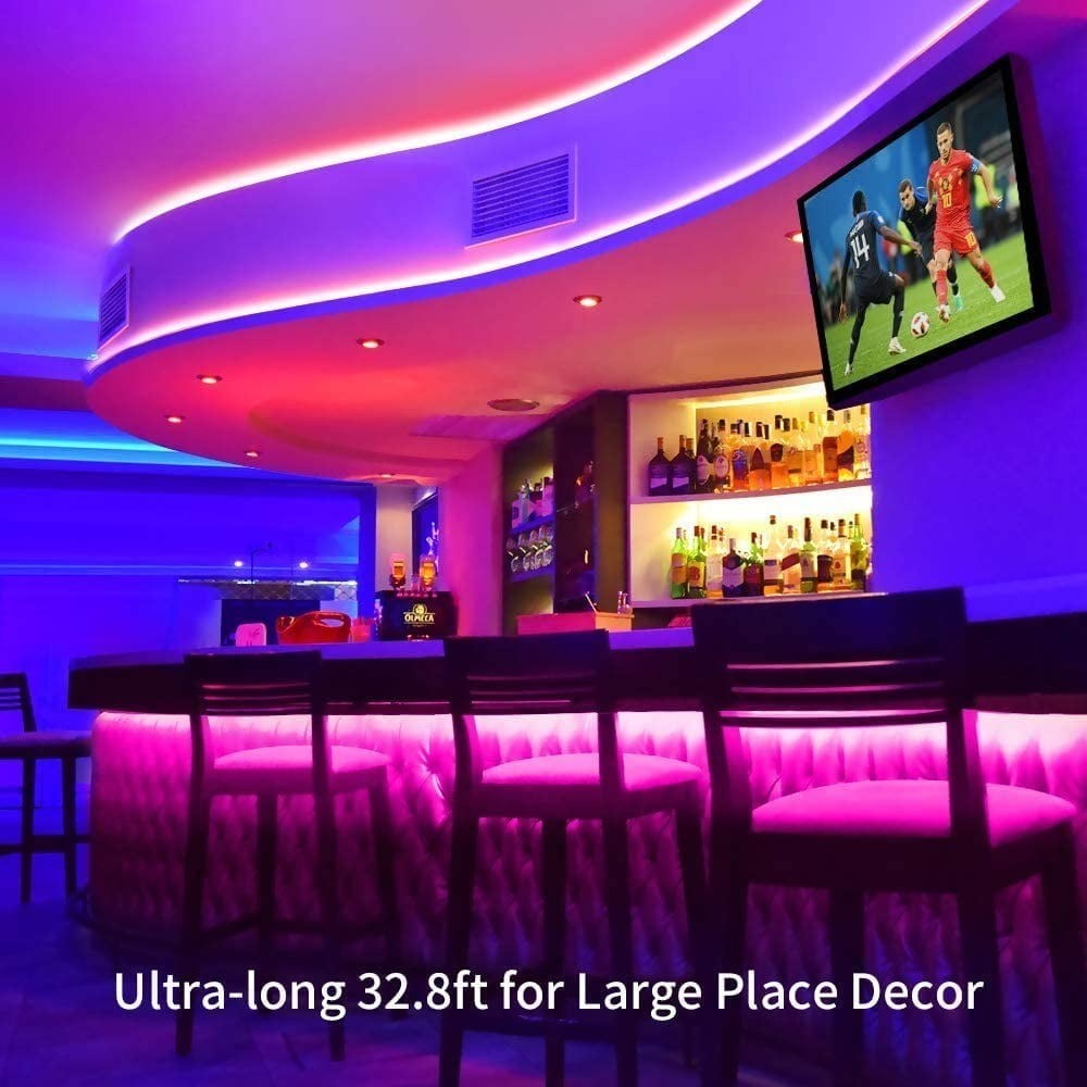 49.2FT/15M LED Strip Lights,Borllyem RGB LED Light Strip 5050SMD RGB LED Strip