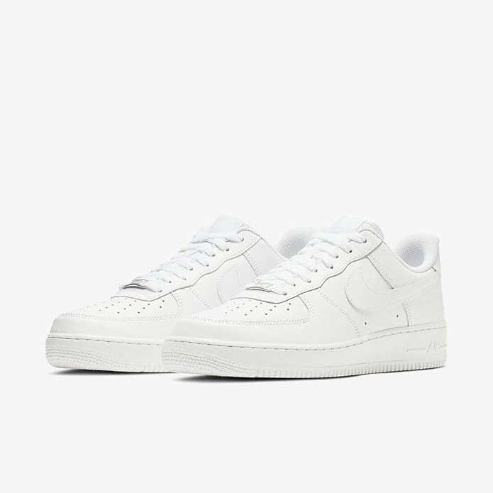 Nike Air Force 1 '07 Low Mens Basketball Shoes (8.5 Medium, White)