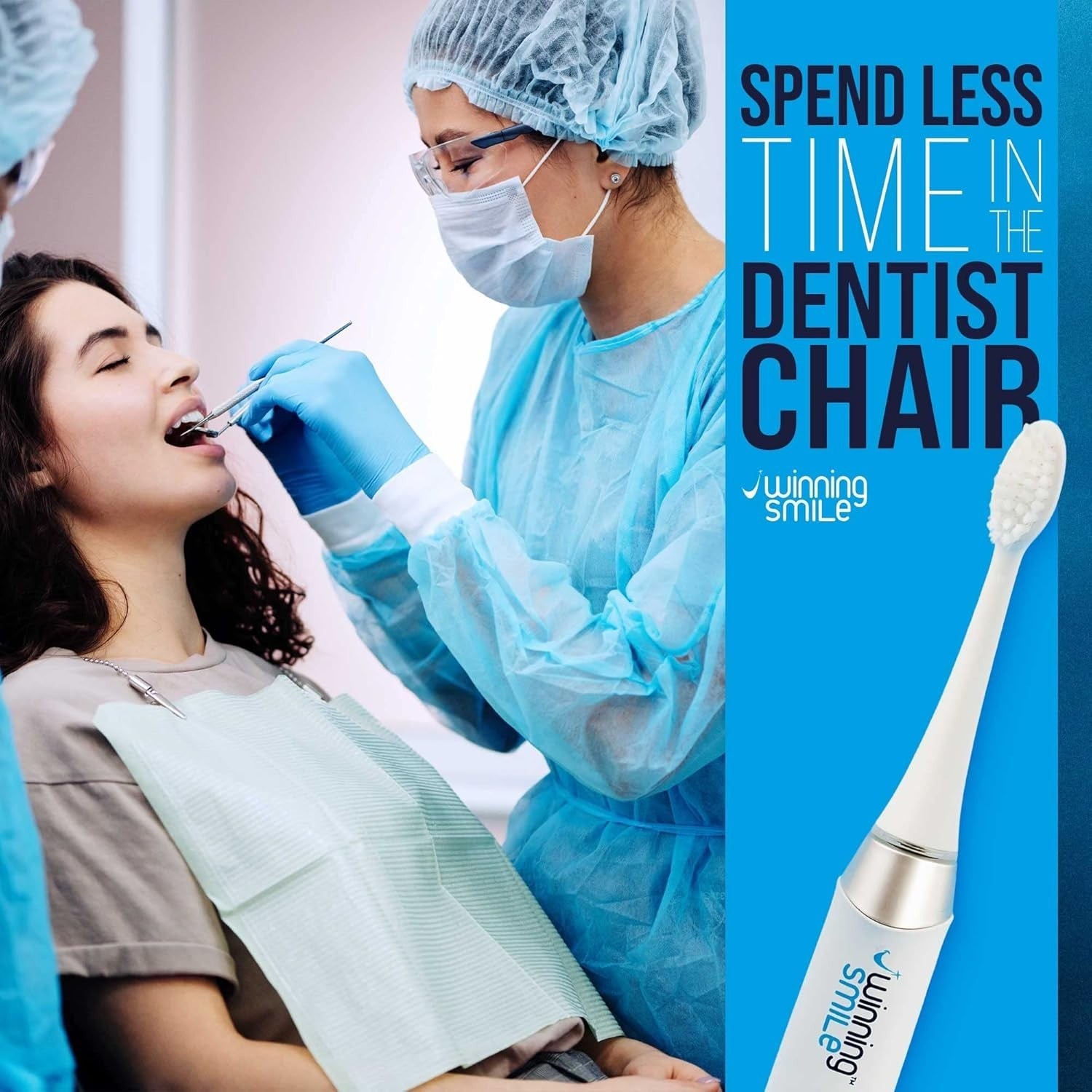 Winning Smile Electric Toothbrush Dental Kit for Adults - Best Sonic Power NEW