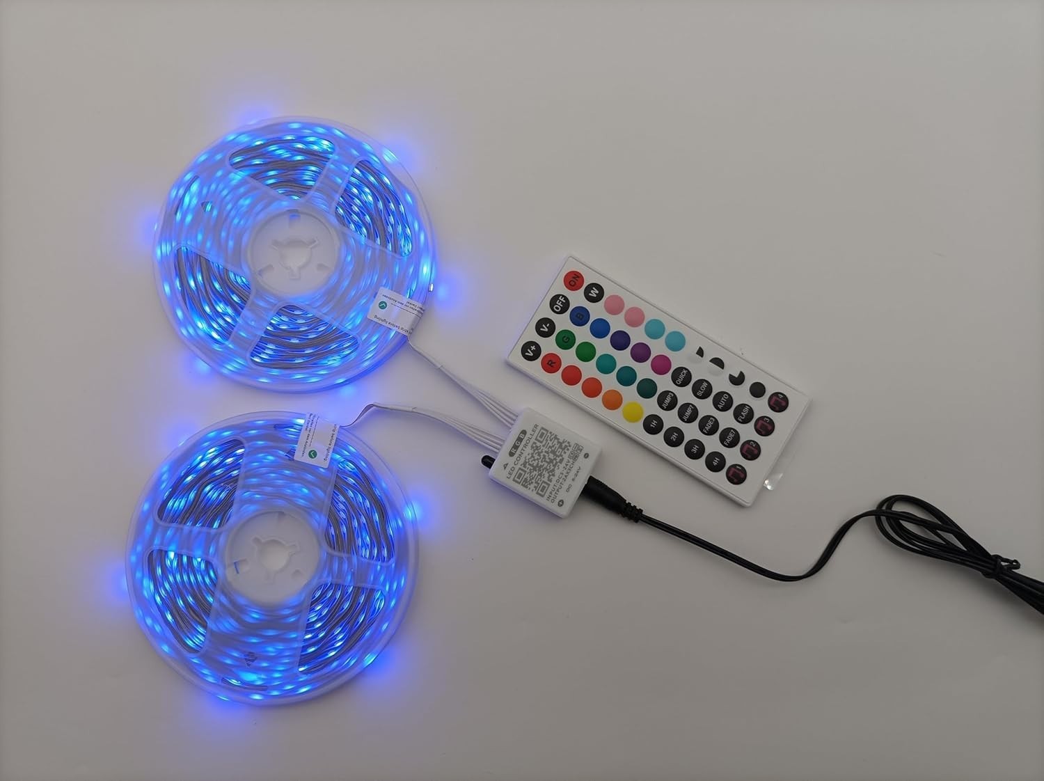 LED Strip Light RGB Multicolor 65FT with 44 Key Remote 5050 Color 