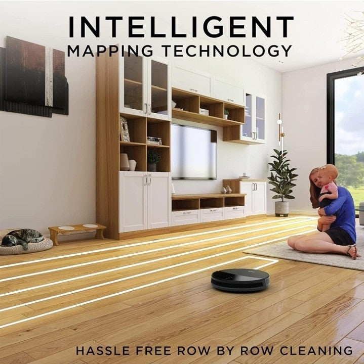 AutoVac 2-in-1 Robot Vacuum and Mop Enabled with Mapping HomeMap Navigation