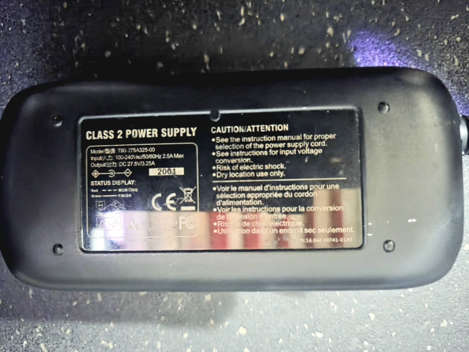 Class 2 Power Supply Model: T90-275A325-00