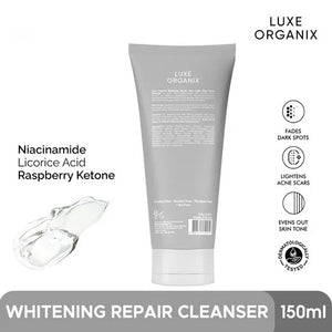 LUXE ORGANIX Whitening Repair Ultra Light Glow Foam Cleanser 150mL