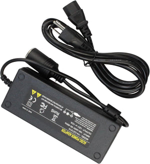 AC to DC Converter 110-240V 12V 15A Car Cigarette Lighter Socket Power Adapter for Car Vacuum Tire Inflator and Other Car Devices Under 180W