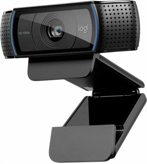 Logitech C920x HD Pro PC Webcam Full HD 1080P/30FPS Video Clear Audio Black
